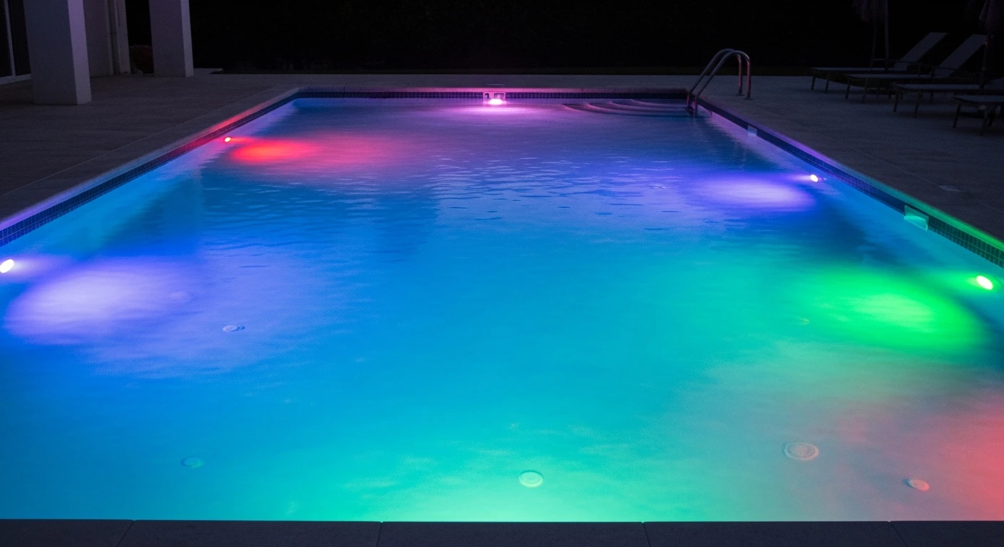 Color-changing Pool Lights