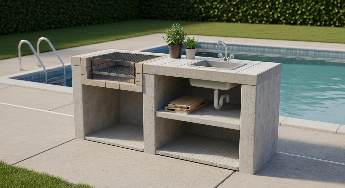 Cheap Outdoor Kitchen