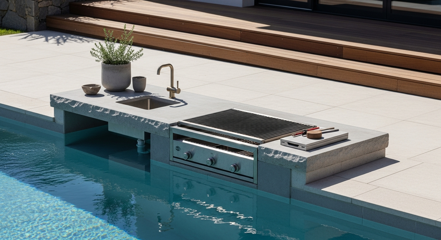 Outdoor Cooking Island