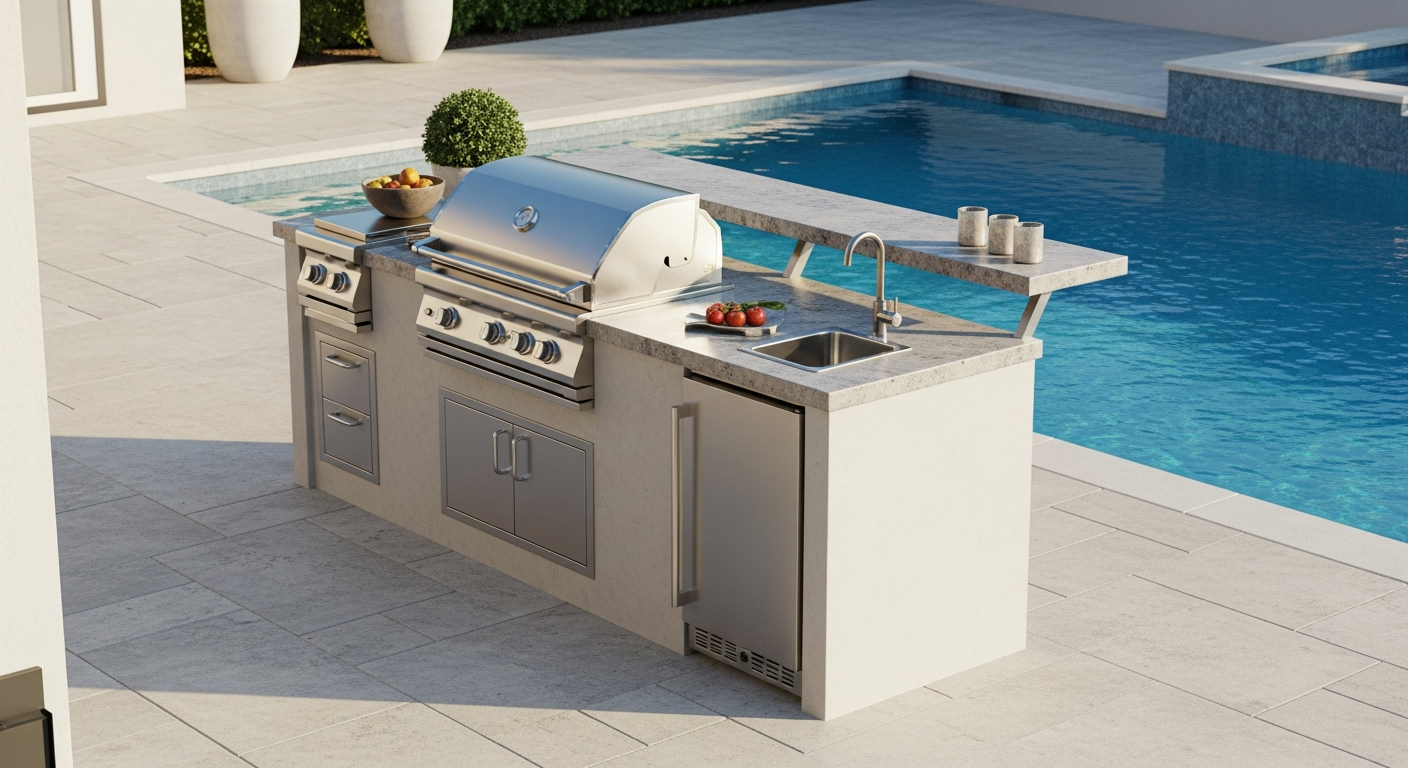 Patio Kitchen Island