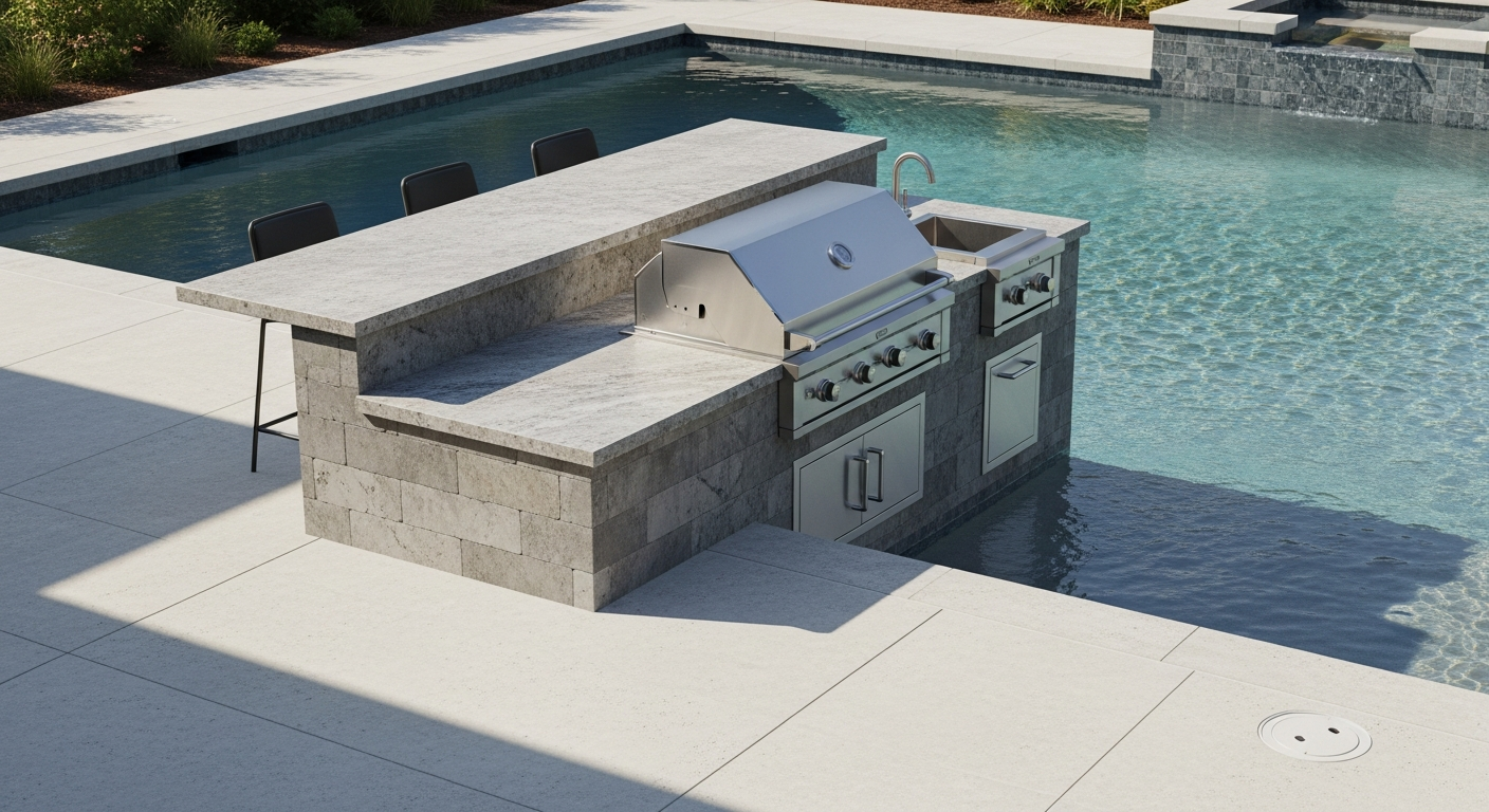 Kitchen Island Grill