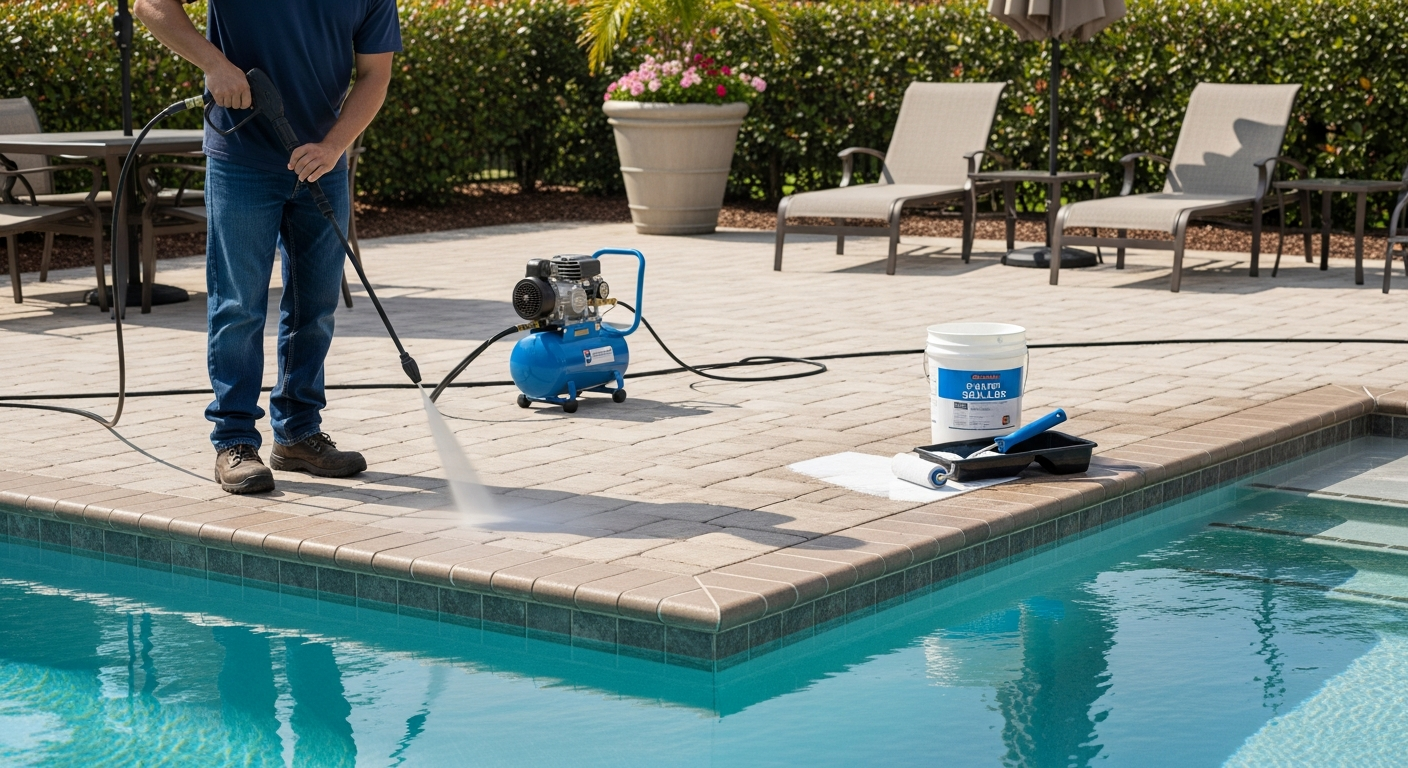 Pressure Washing And Paver Sealing