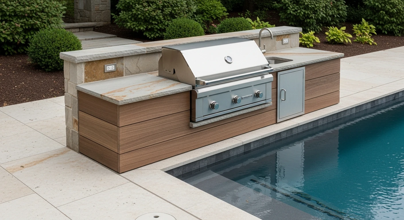 Custom Built Outdoor Kitchen