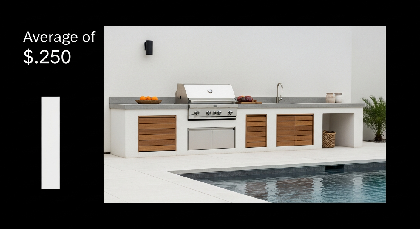 Average Cost for Outdoor Kitchen