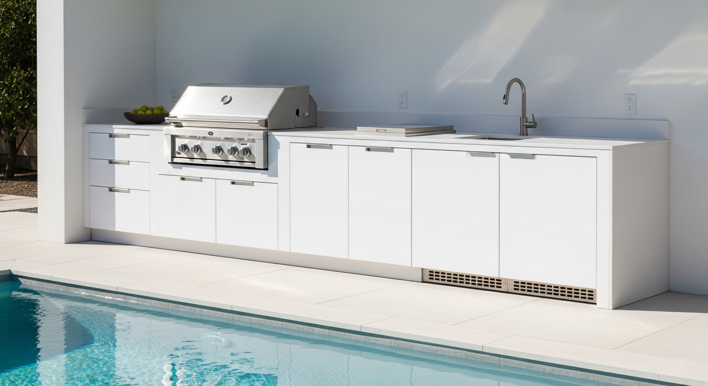Outdoor Kitchen White