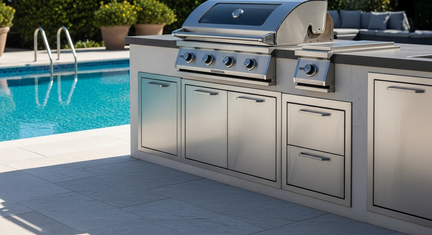 Stainless Steel BBQ Cabinets