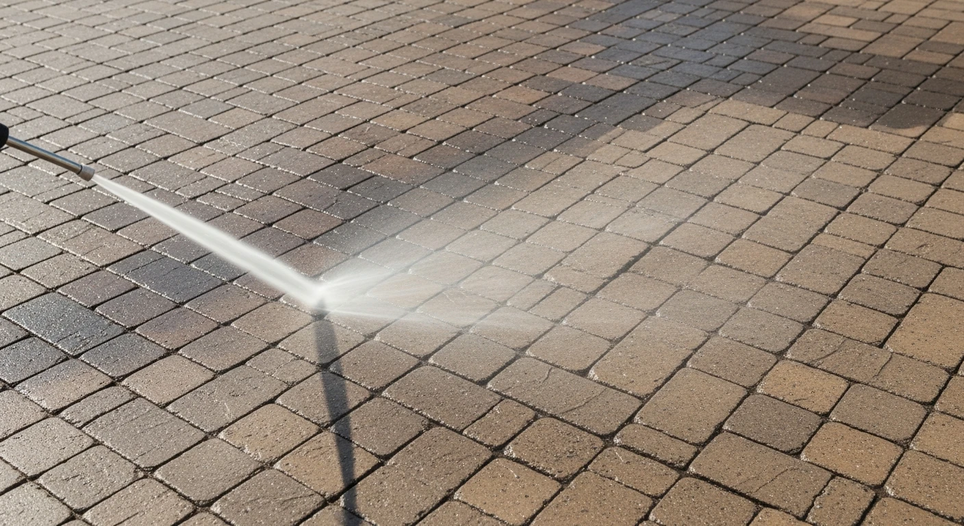 Power Wash And Seal Pavers