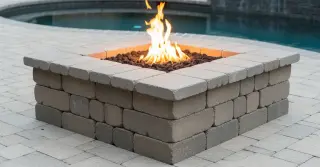 Backyard Fire Pit Pavers
