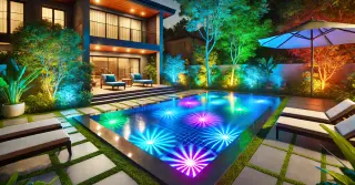 Color-changing Pool Lights