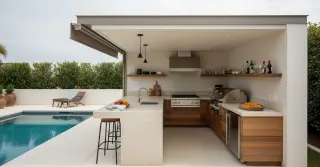 Covered Outdoor Kitchen