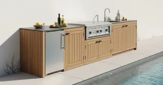 Custom Outdoor Kitchen Cabinets