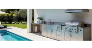 Metal Outdoor Kitchen