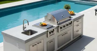 Modern Outdoor Kitchen