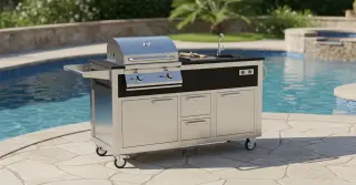 Outdoor Kitchen Island On Wheels