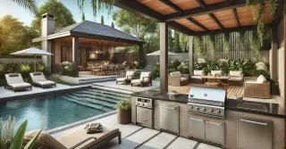 Outdoor Pool Kitchens