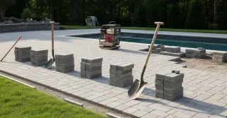 Paver Driveway Installation